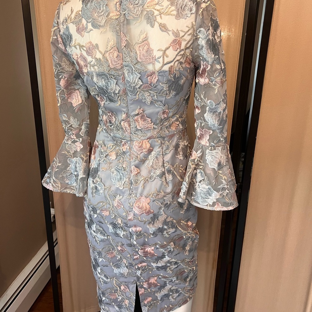 Eliza J Elegant Floral Lace Dress